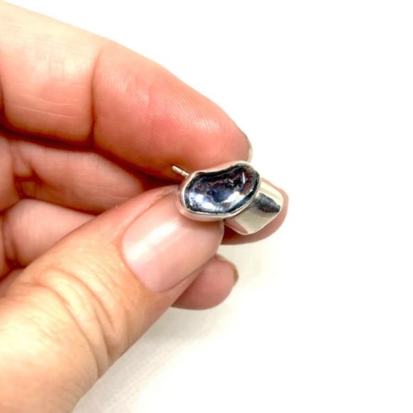 Geode Druzy Studs - Picture 4 of 7